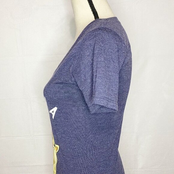 Disney Lion King Hakuna Matata Blue V-Neck T Shirt Size Small - Picture 5 of 6